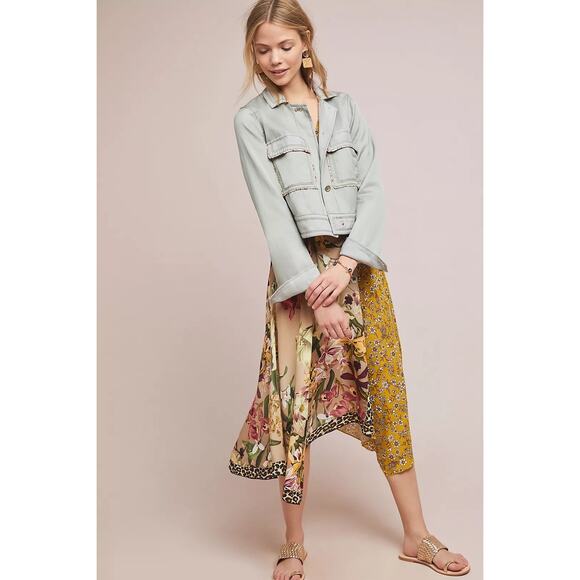 Anthropologie Piped Trucker Jacket - Picture 10 of 10